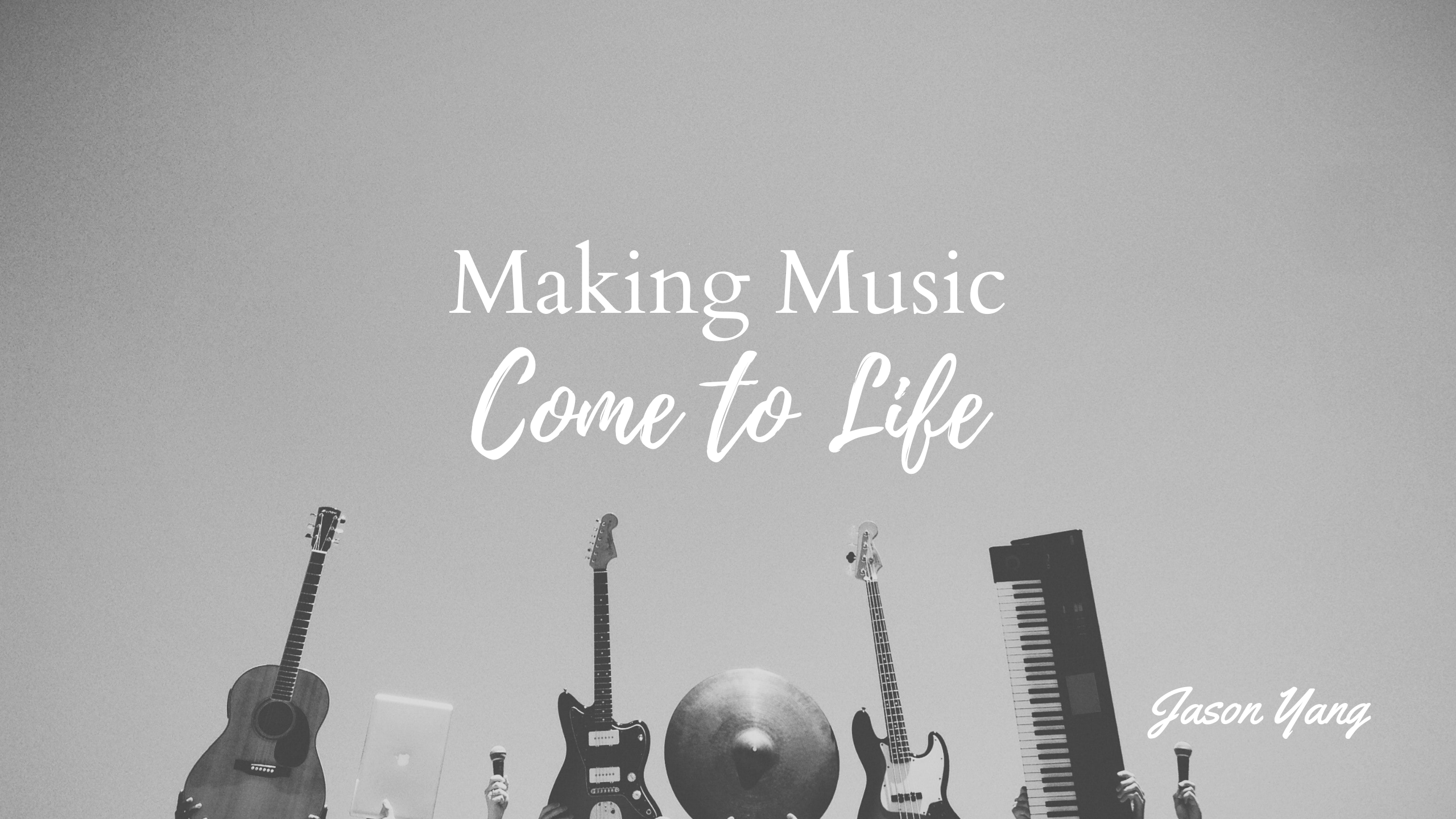 Make music come to life - Jason Yang Pianist